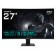 GIGABYTE GS27FCA Monitor gaming curvo 27'' FHD - 1920 x 1080, 200Hz, 1ms, 250 cd/m²